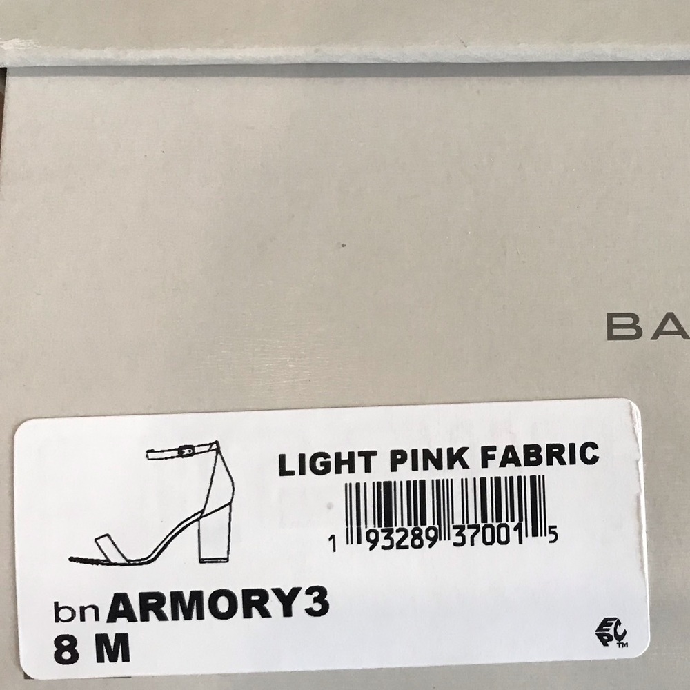 Bandolino Armry Sandal, Beautiful light pink Sparkle, Size 8M, New in Box - Picture 6 of 6